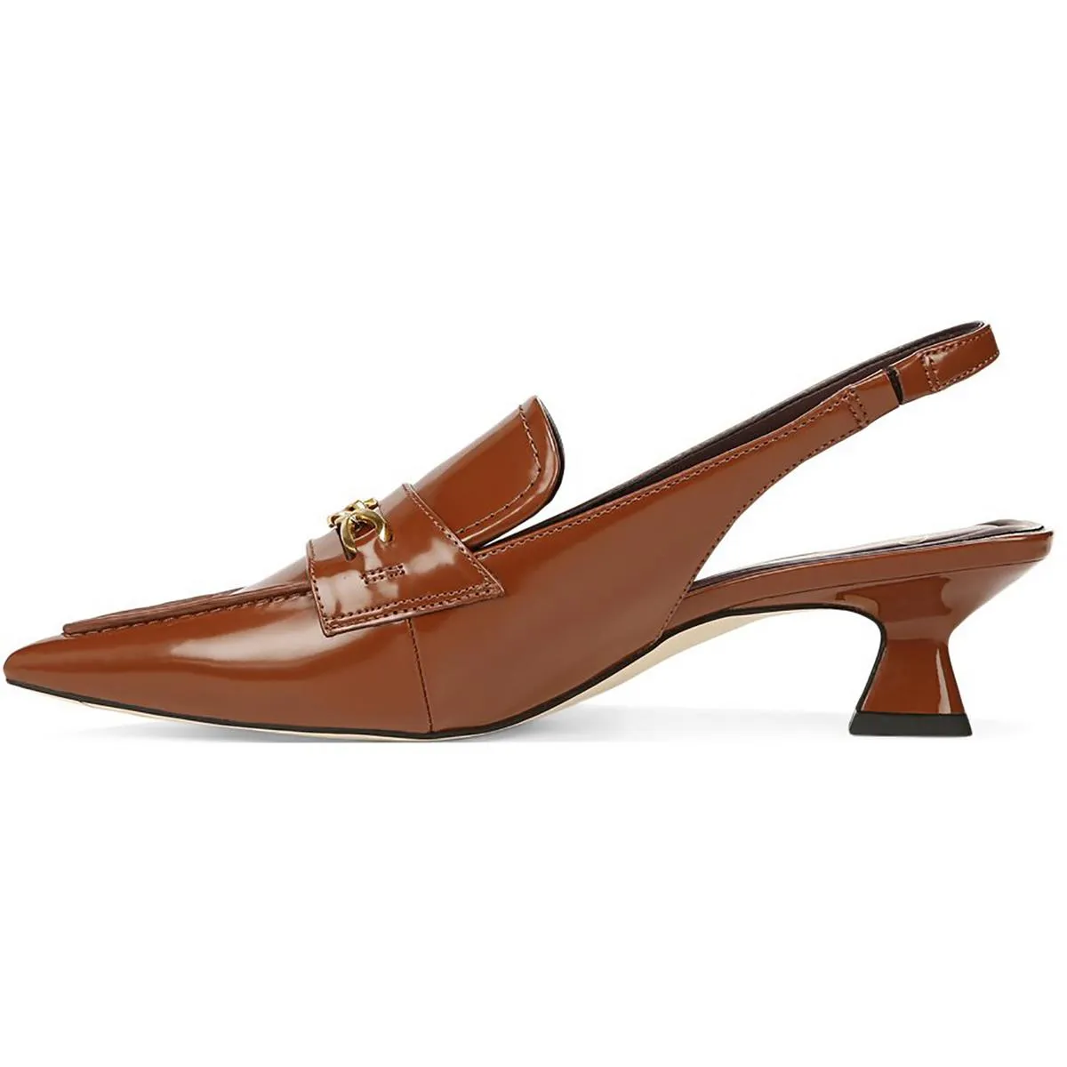 A Diva Fashion Womens Faux Leather Embellished Pumps