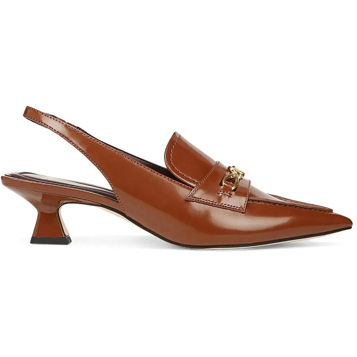 A Diva Fashion Womens Faux Leather Embellished Pumps