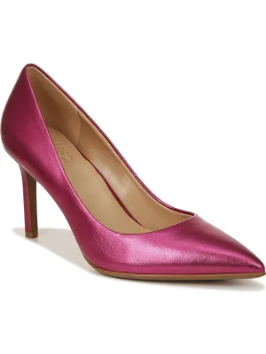 Anna Womens Metallic Pointed Toe Pumps