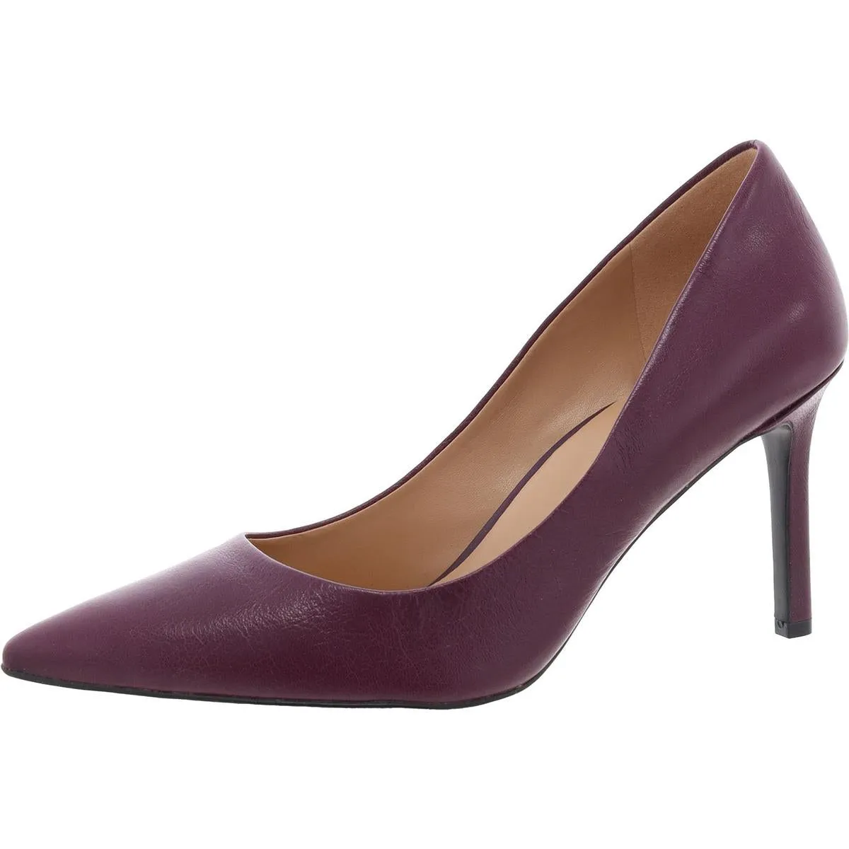 Anna Womens Metallic Pointed Toe Pumps