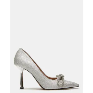 Antoinette Silver Glitter