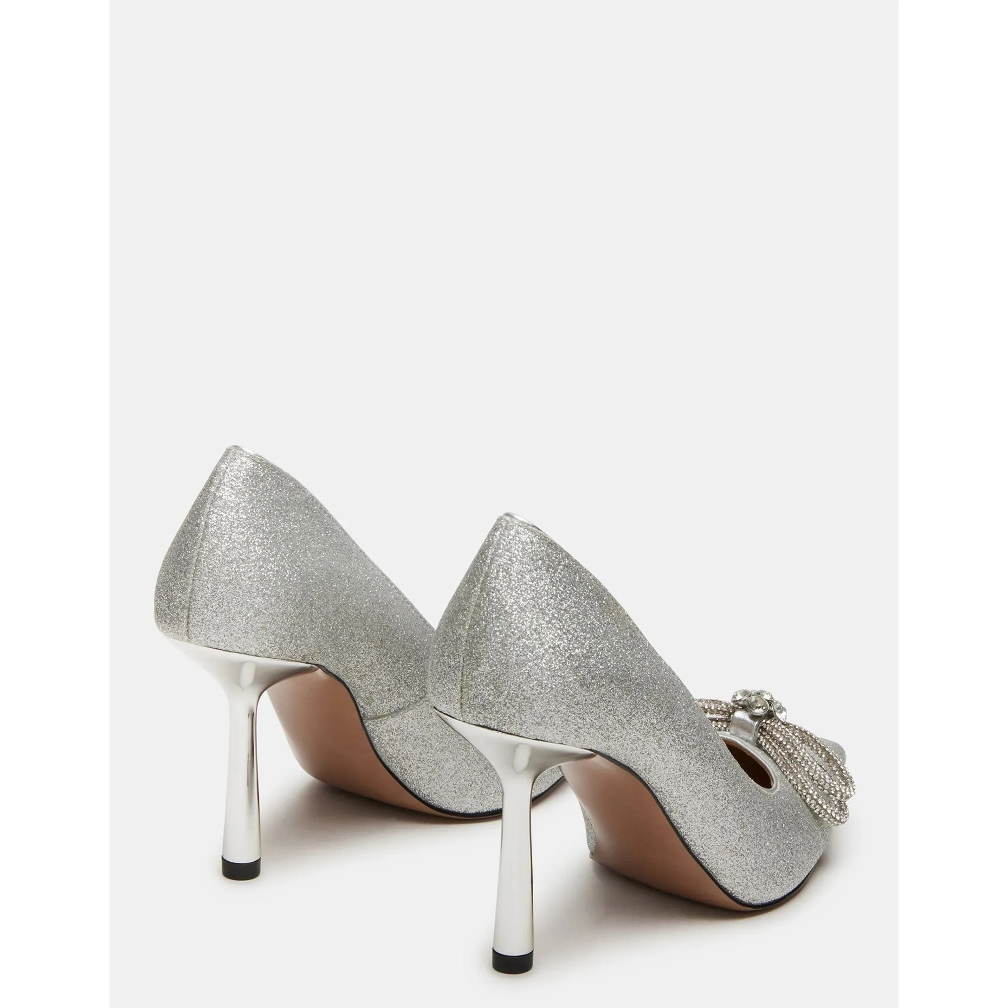 Antoinette Silver Glitter