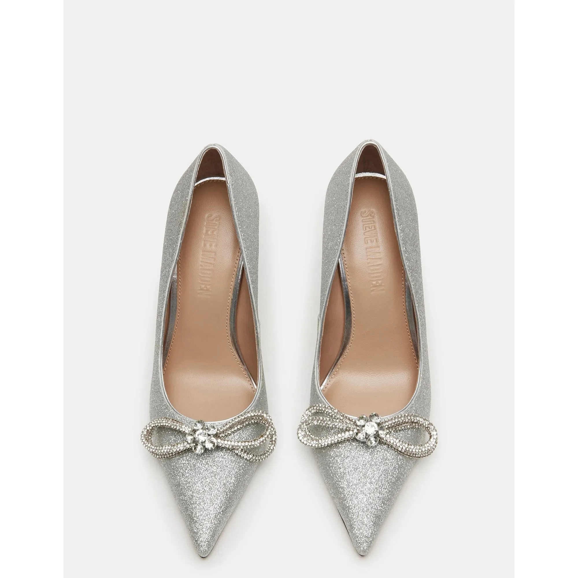 Antoinette Silver Glitter