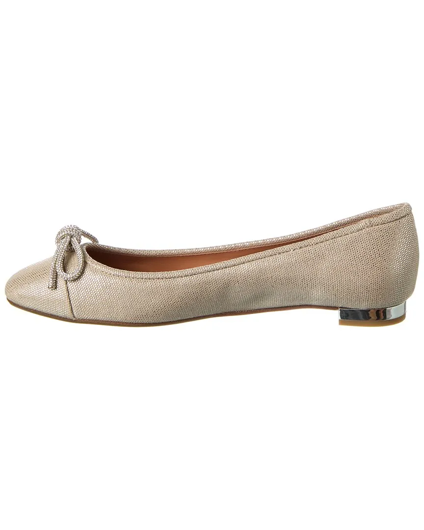 Aquazzura Parisina Crystal Canvas Flat