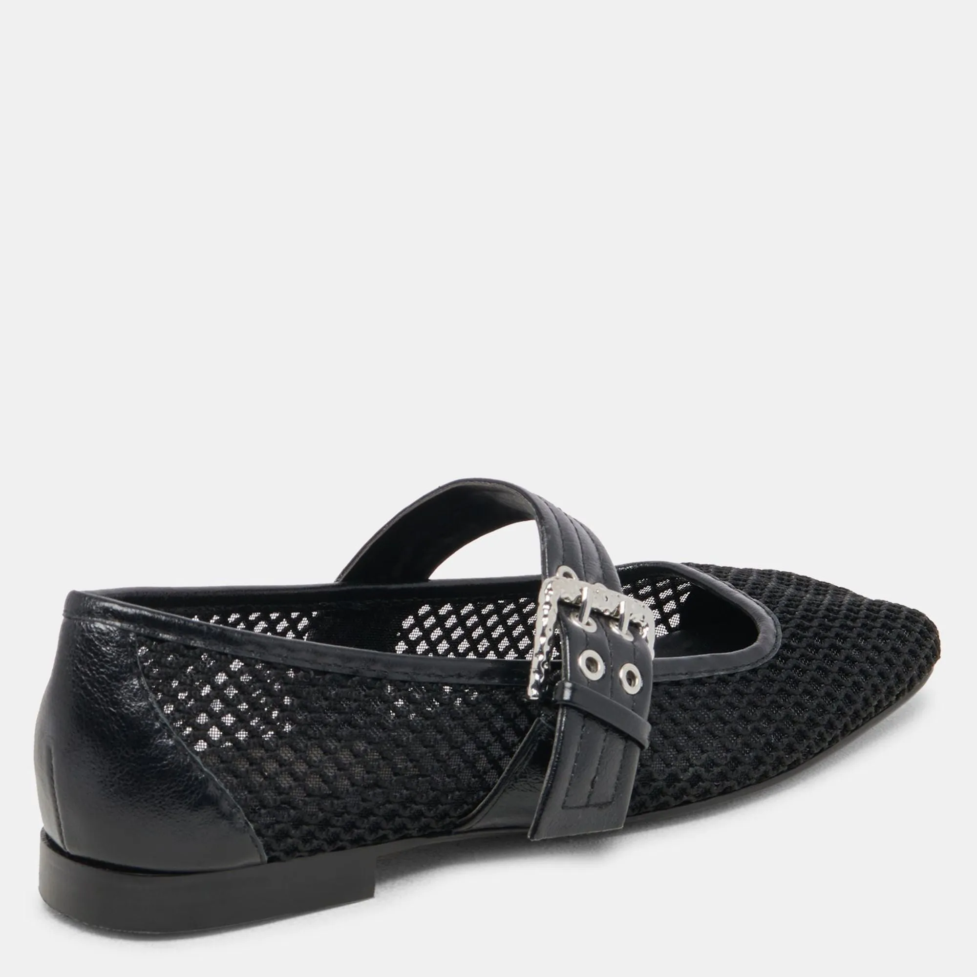 Arora Ballet Flats Onyx Woven Mesh