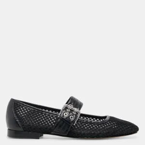 Arora Ballet Flats Onyx Woven Mesh