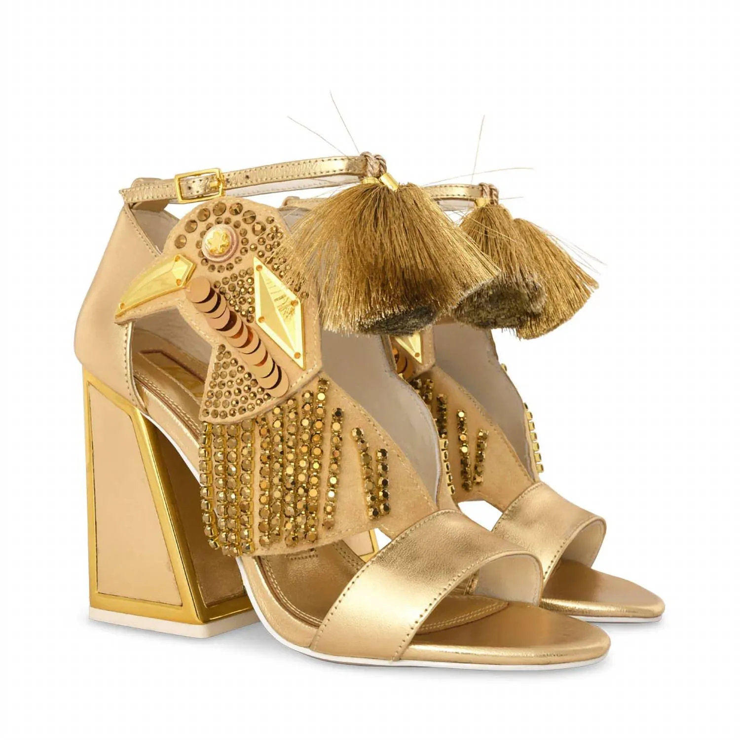Aya Heel In Gold