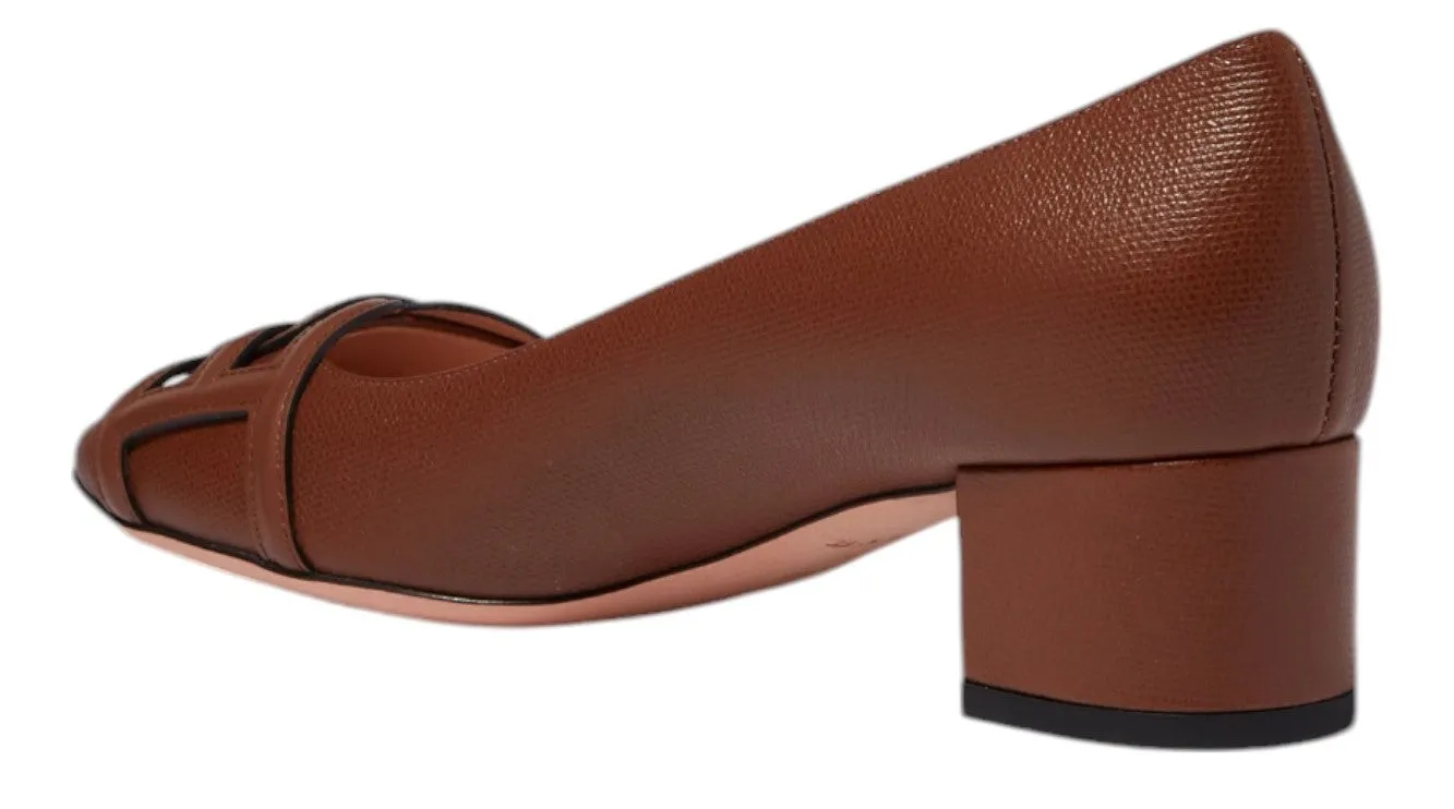 Bally Pinkie 6239560 Women's Cuero Calf Embossed Leather Pumps