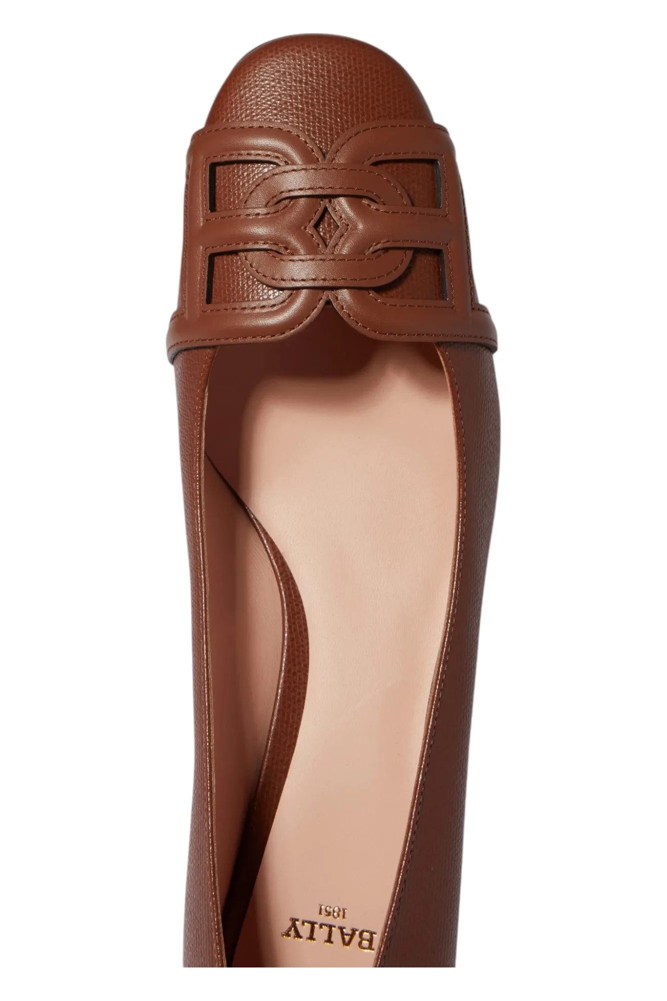 Bally Pinkie 6239560 Women's Cuero Calf Embossed Leather Pumps