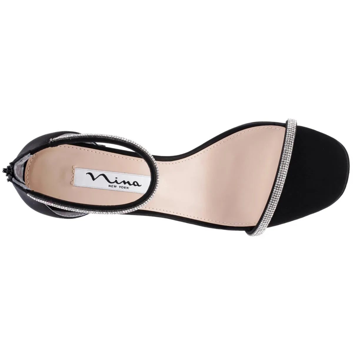 Barby Womens Zipper Embellished Heels
