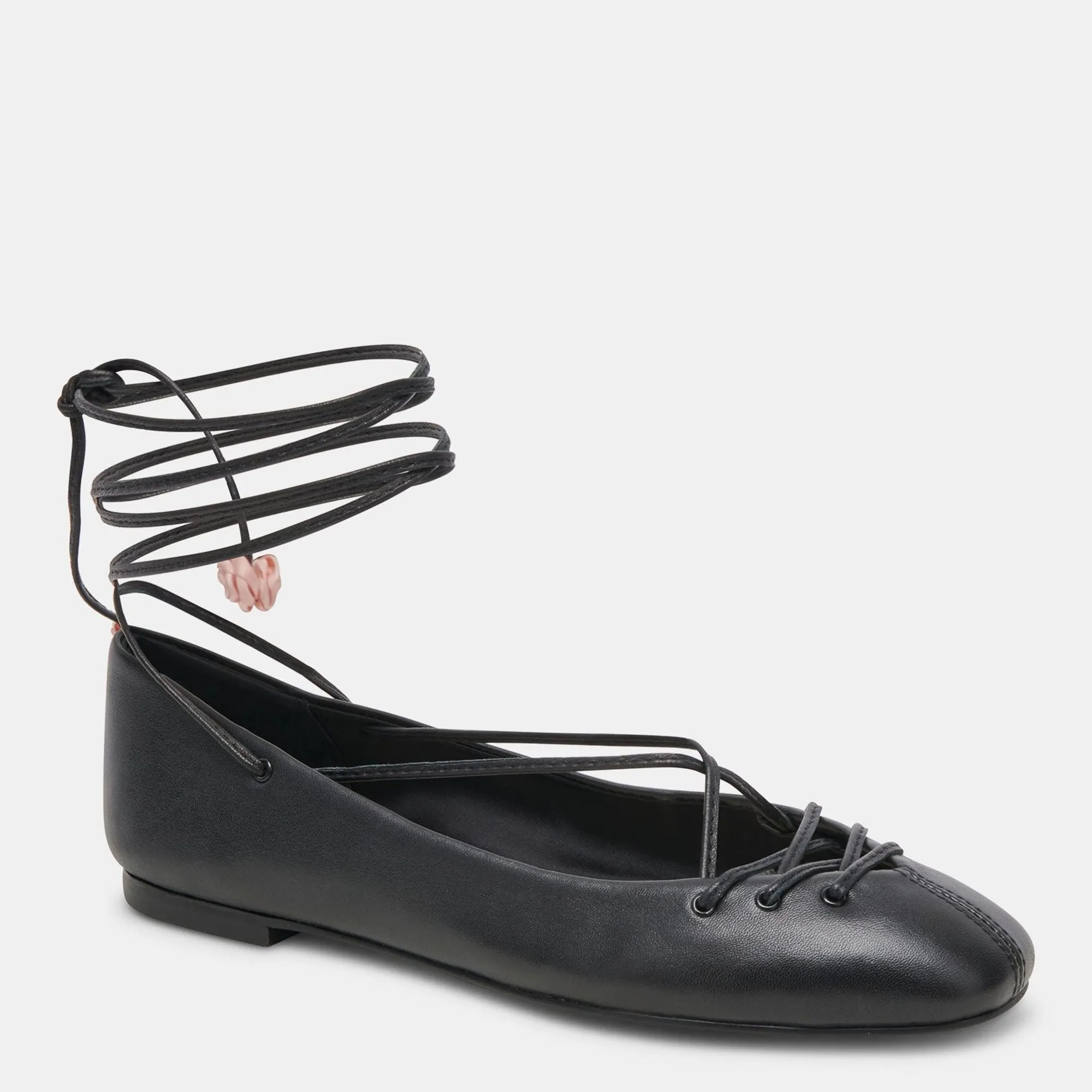 Beate Ballet Flats Black Leather
