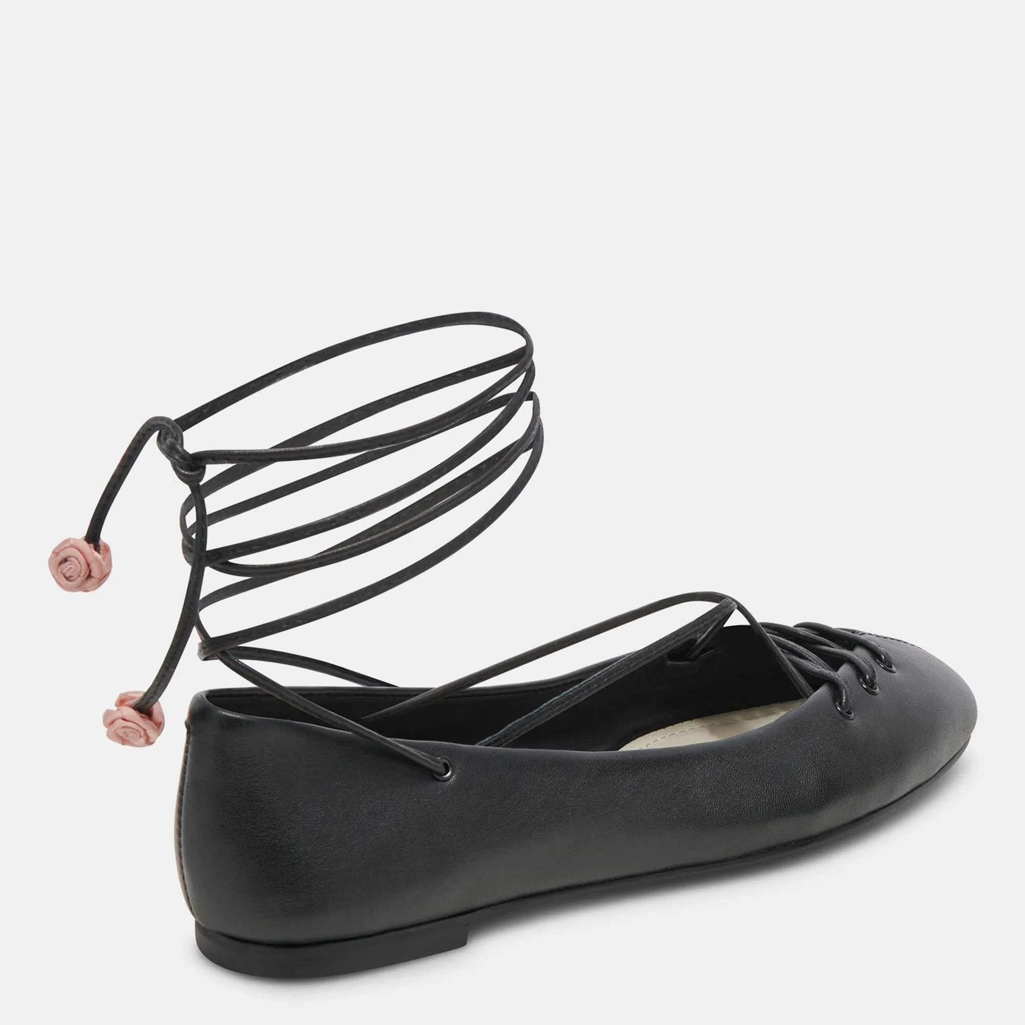 Beate Ballet Flats Black Leather