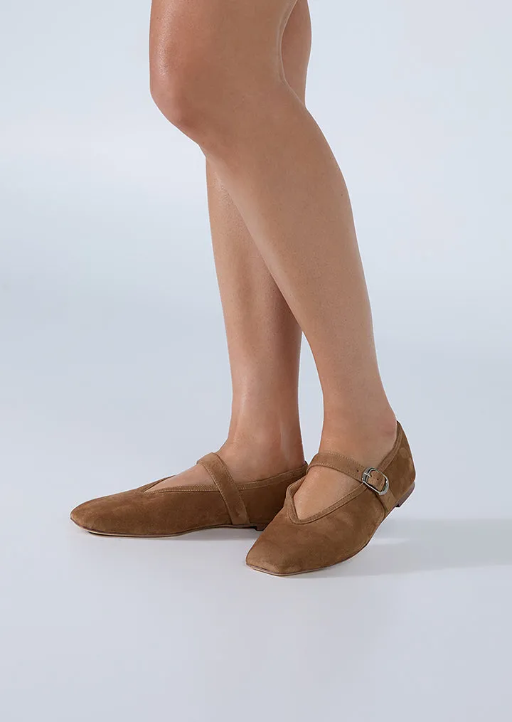Bobbi Taupe Suede