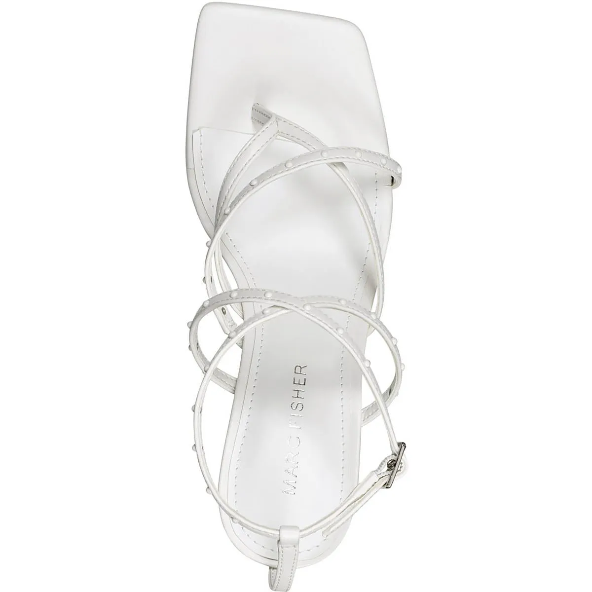 BOSSI Womens Open Toe Strappy Pumps