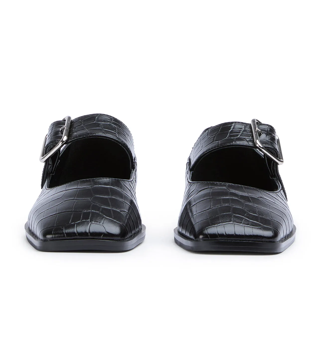 Brandy Black Croc
