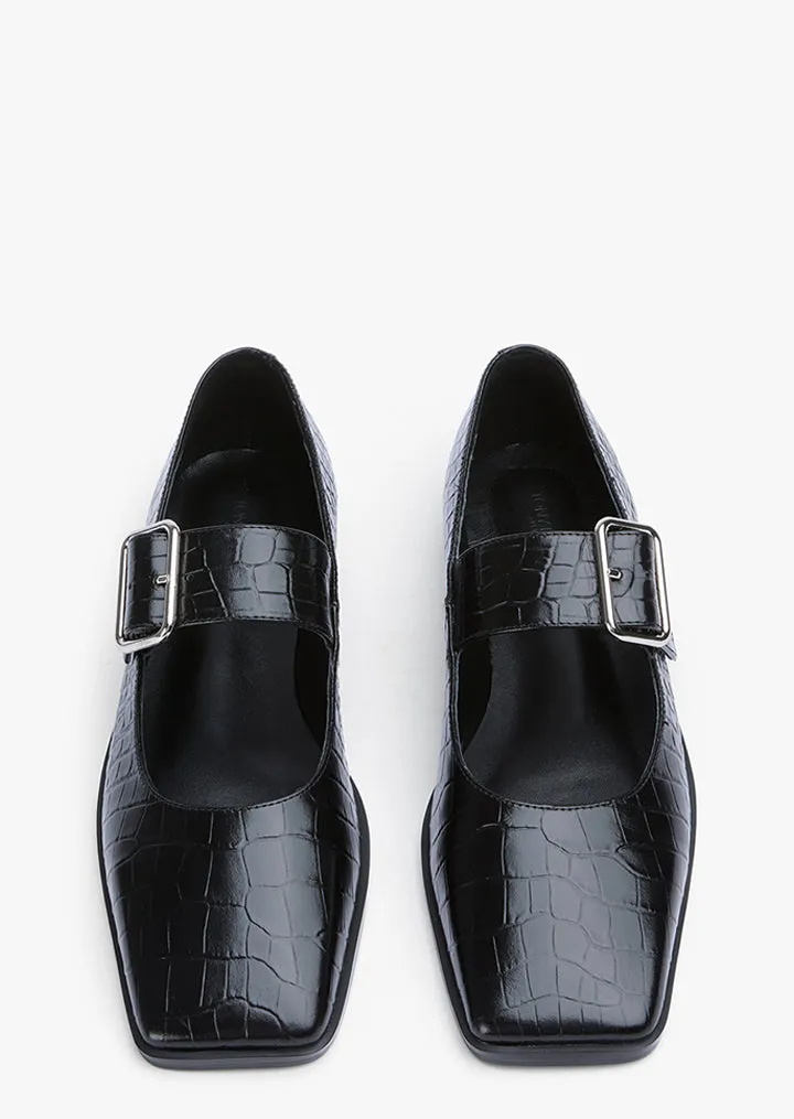 Brandy Black Croc