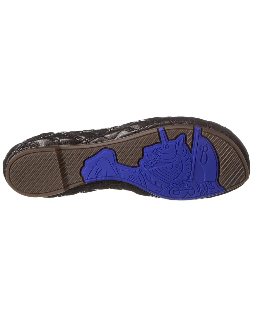 Burberry Sadler Leather Ballet Flat