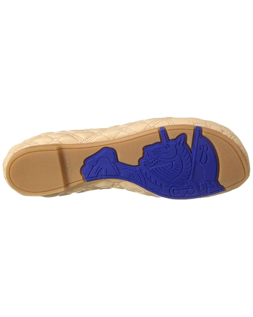 Burberry Sadler Leather Ballet Flat