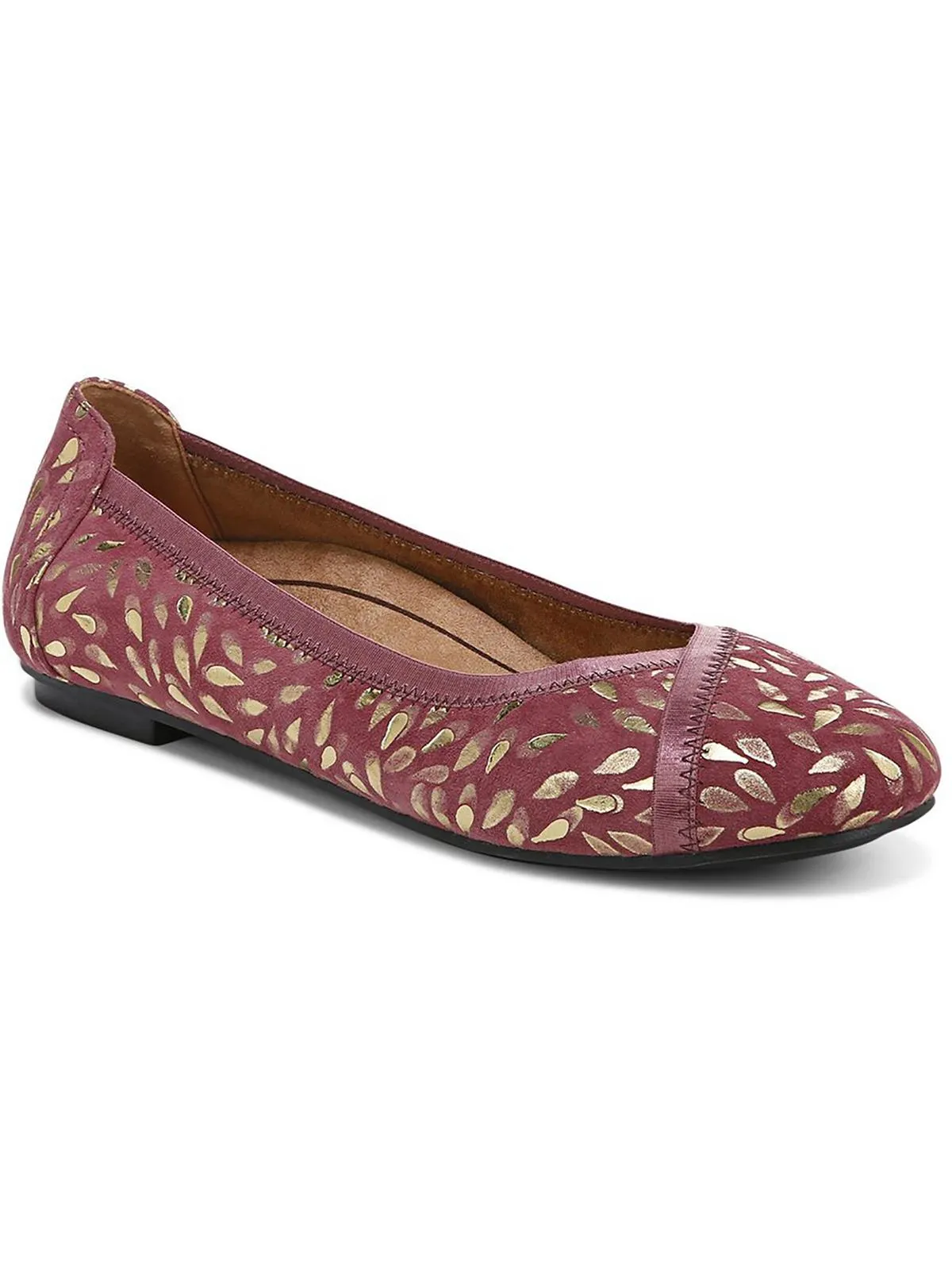 Caroll Womens Slip On Ballet Flats