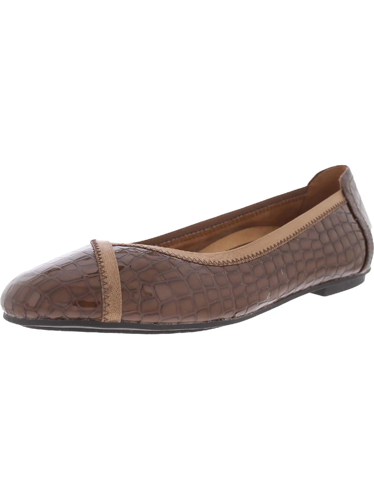 Caroll Womens Slip On Ballet Flats