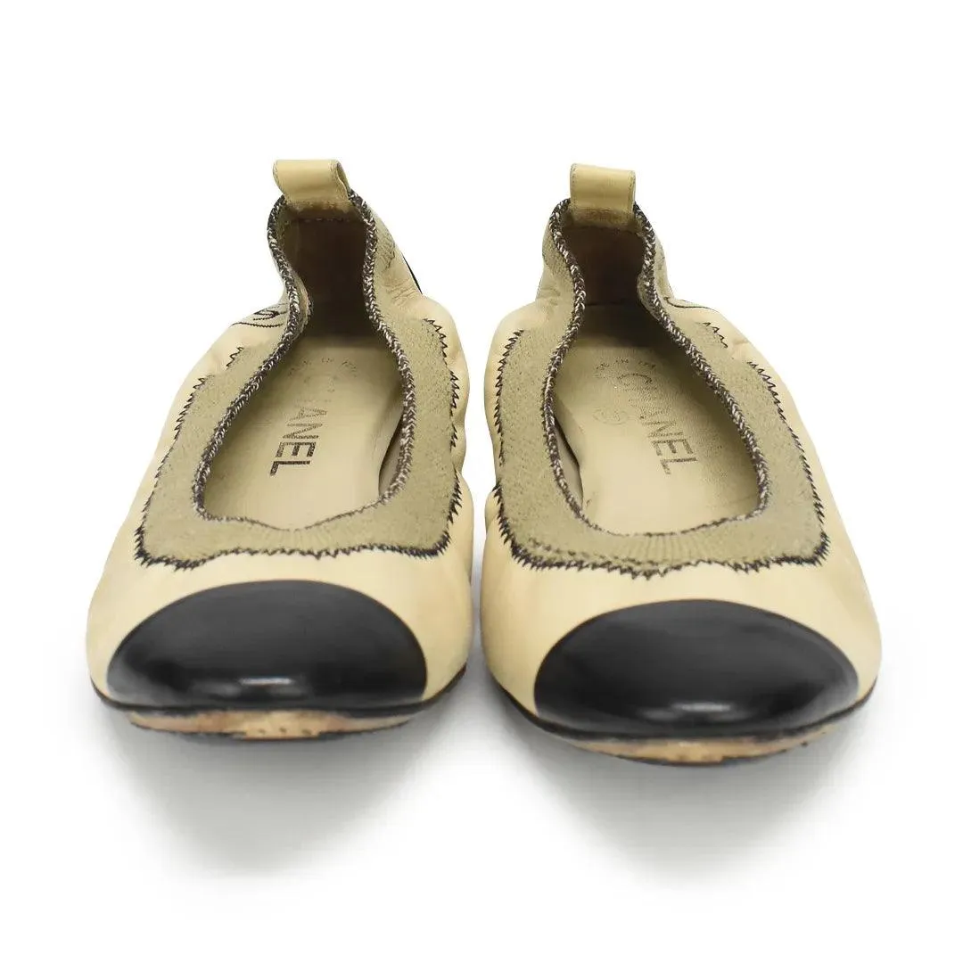 Chanel Elastic Flats - Women's 37