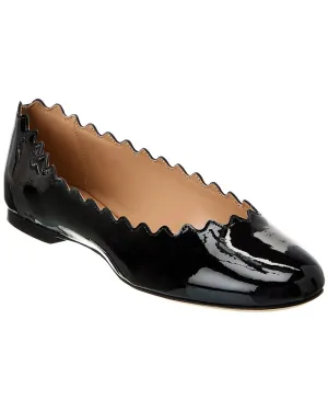 Chlo�� Lauren Scalloped Patent Ballet Flat