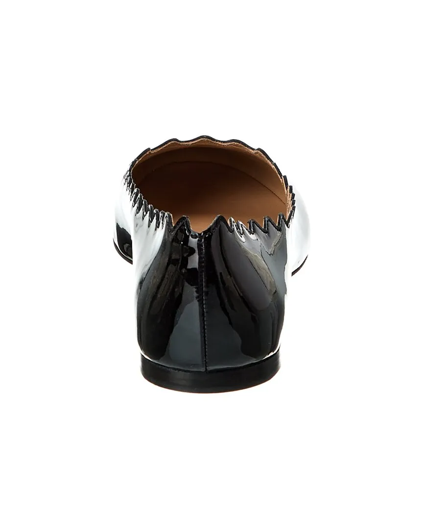 Chlo�� Lauren Scalloped Patent Ballet Flat
