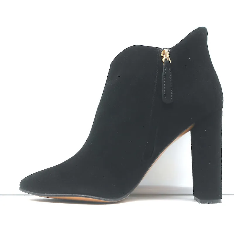 Chloe Ankle Boots Black Suede Size 41 High Heel Booties