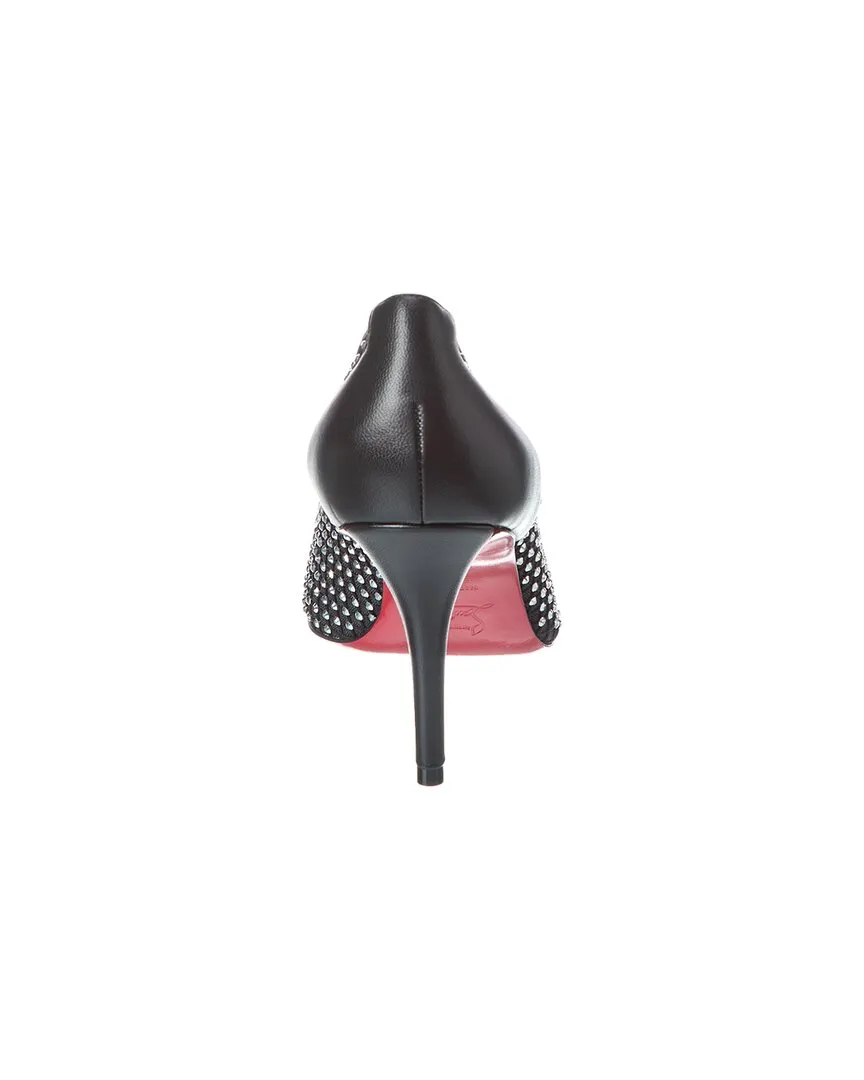Christian Louboutin Apostropha 80 Mesh & Leather Pump