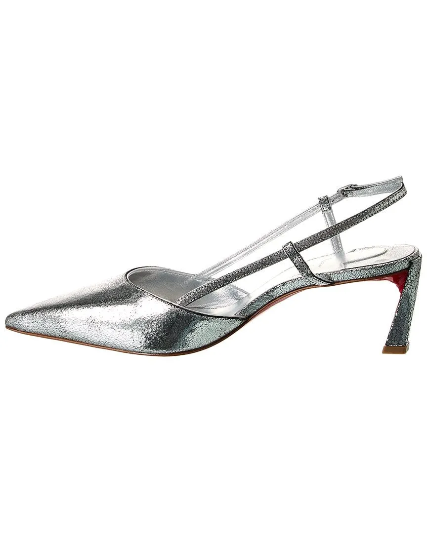 Christian Louboutin Condoroline 55 Leather Slingback Pump