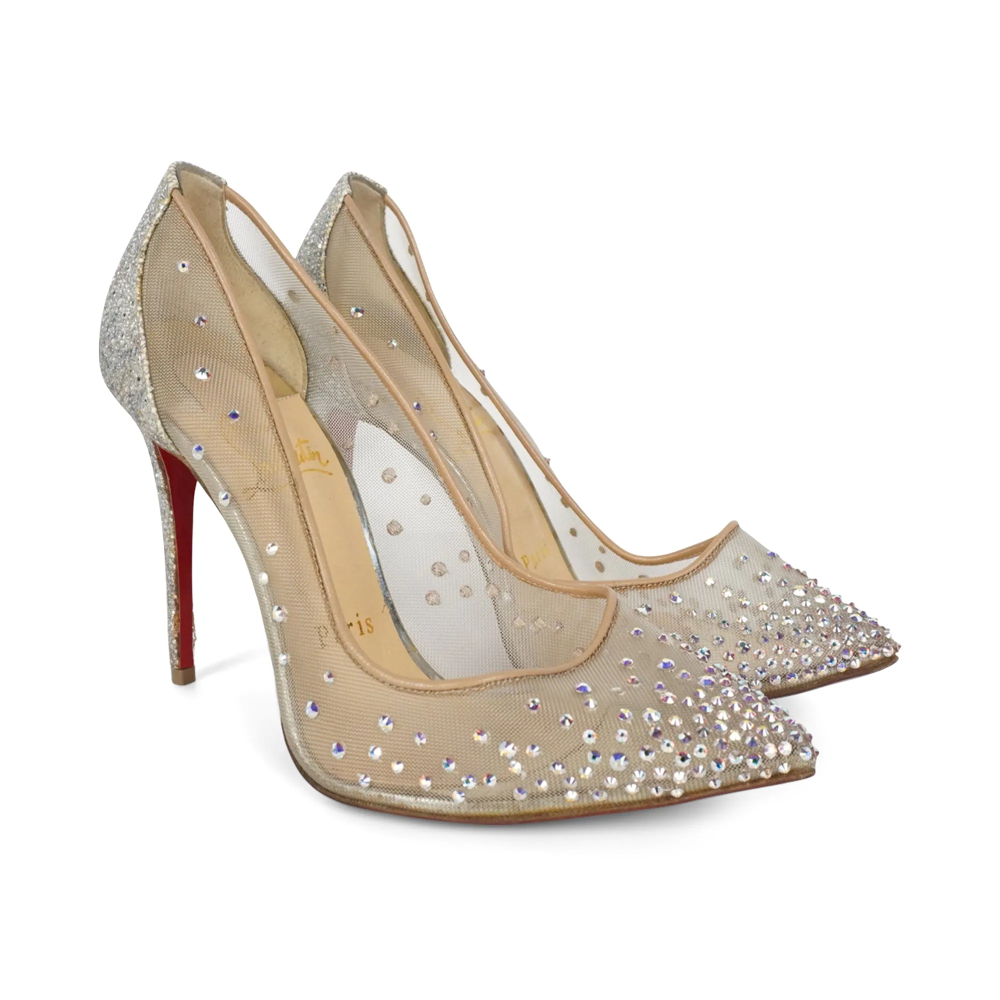 Christian Louboutin 'Follies Strass' Heels - Women's 34.5
