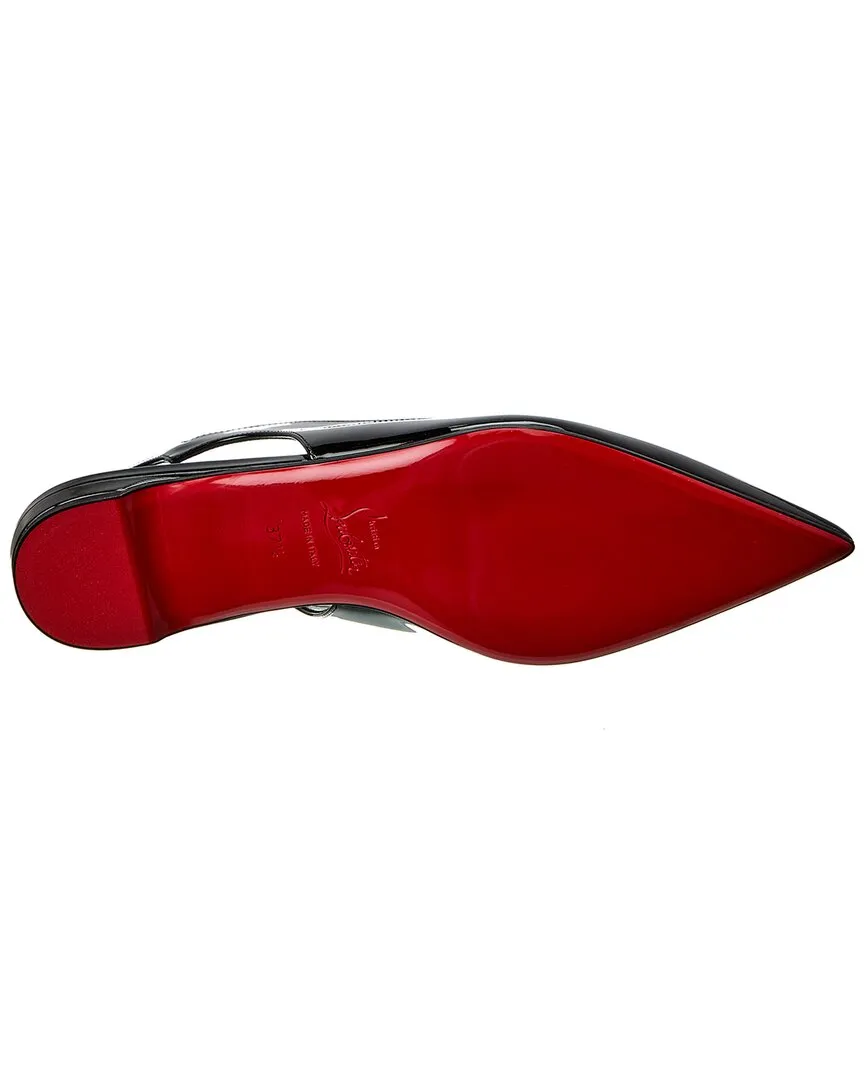 Christian Louboutin Hot Chickita Patent Slingback Flat