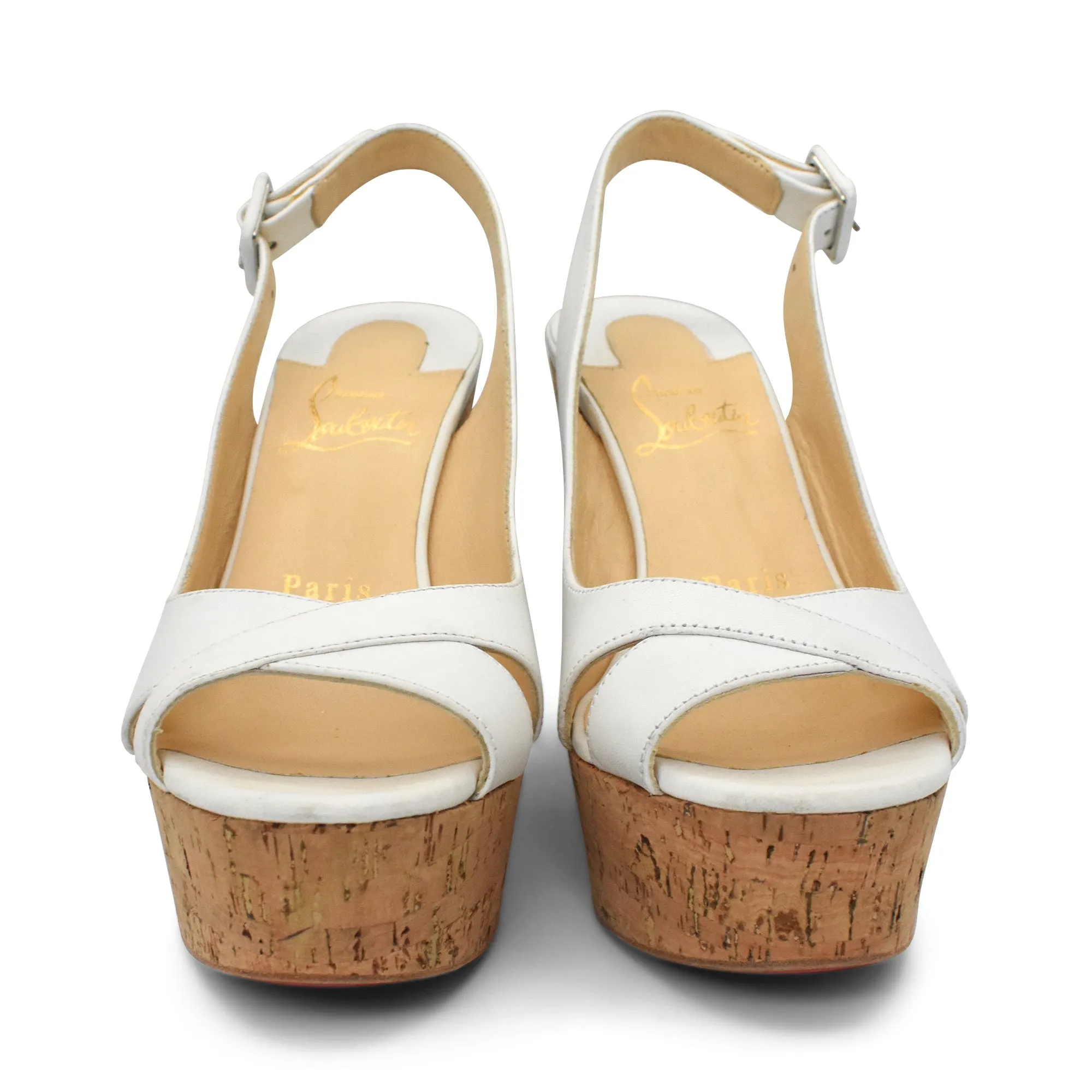 Christian Louboutin 'Reine De Liege' Wedges - Women's 36