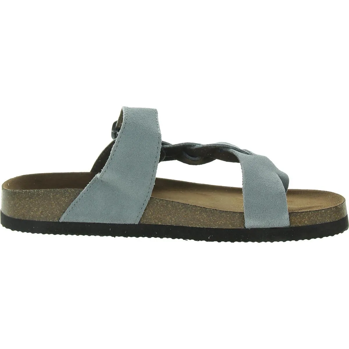Crawford Womens Leather Flat Thong Sandals