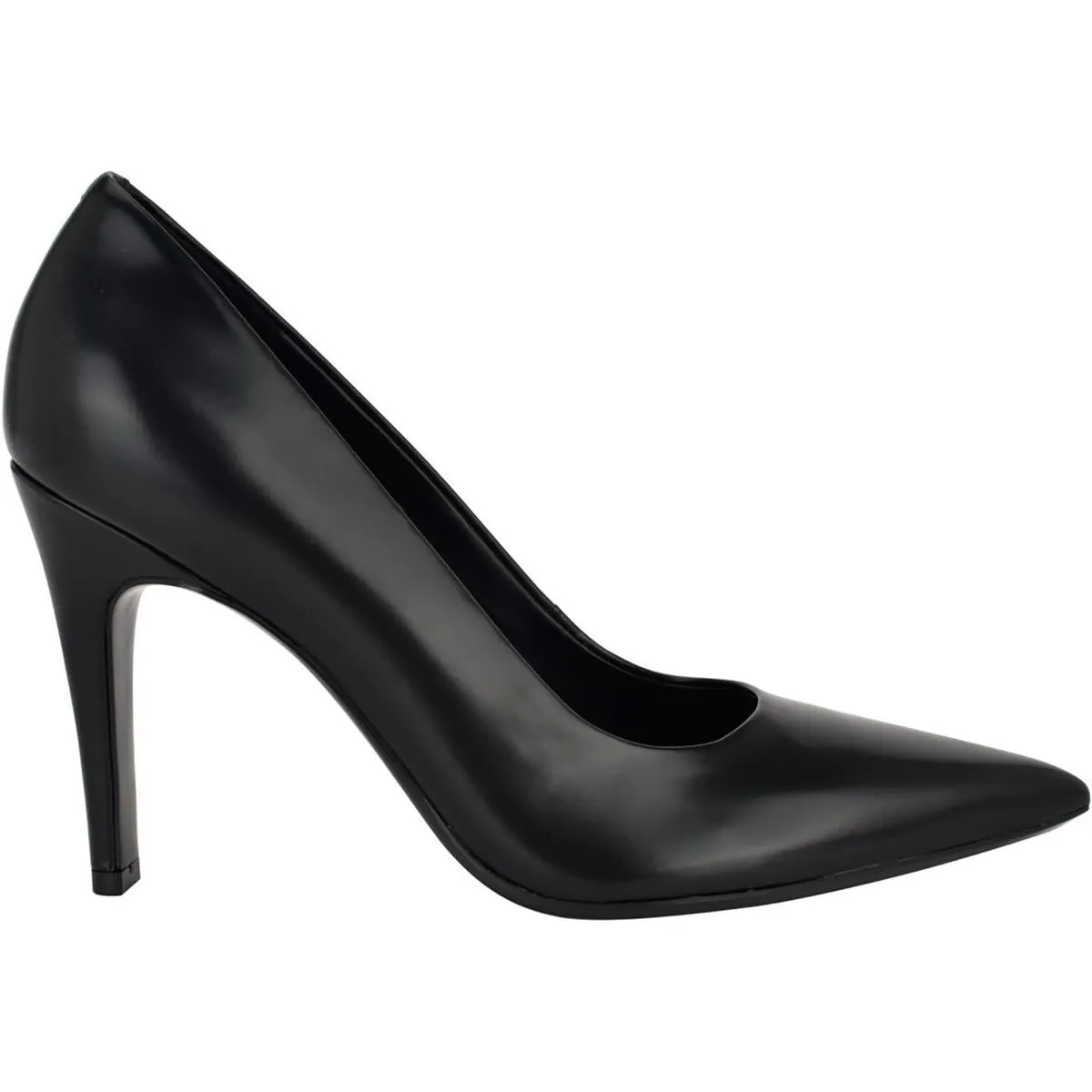 Dessia Womens Solid Faux Leather Pumps