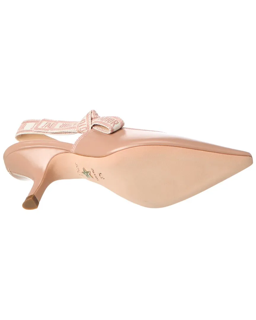 Dior J'Adior Leather Slingback Pump