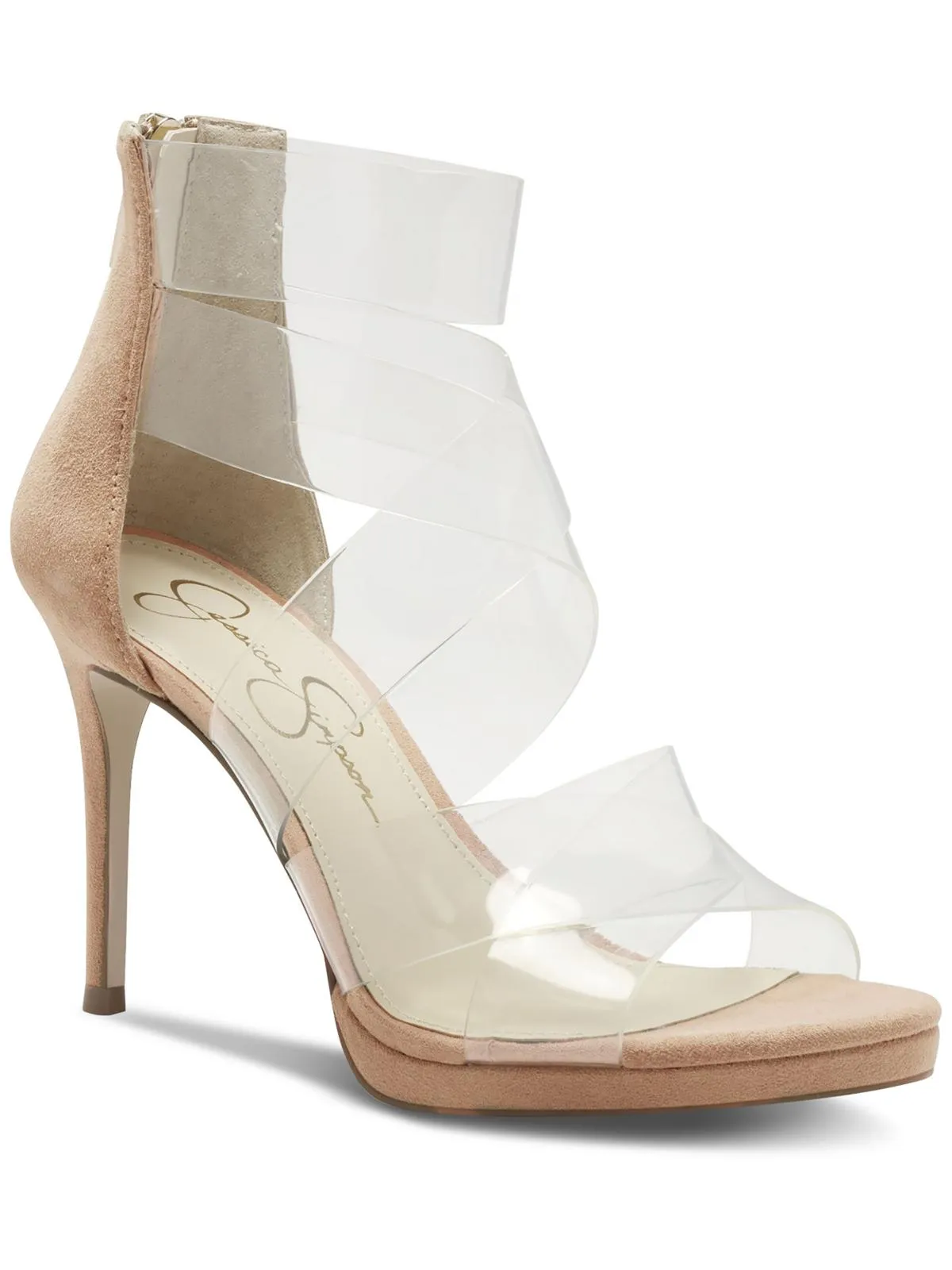 Dysti Womens Faux Leather Stiletto Heels