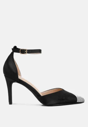 everalda toe cap embellished sandals