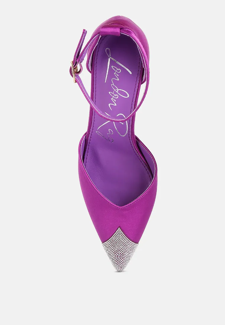 everalda toe cap embellished sandals