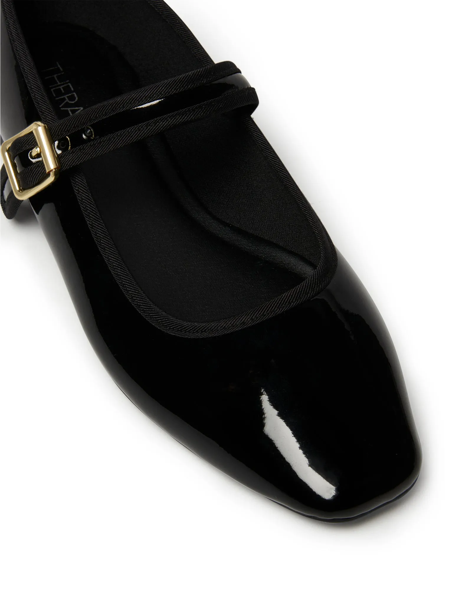 Faze Ballet Flat Black Patent