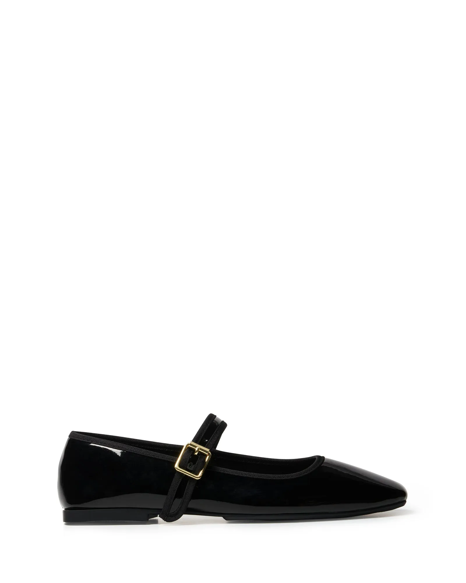 Faze Ballet Flat Black Patent