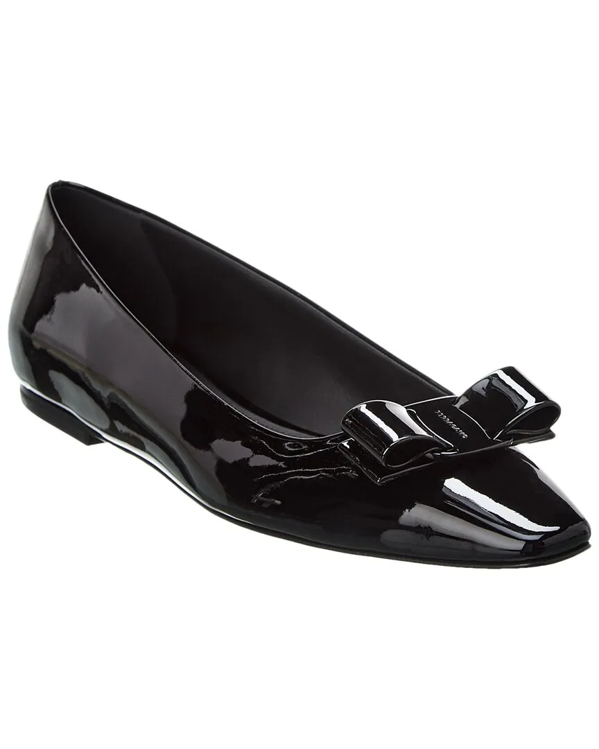 Ferragamo Anz 1 Patent Flat