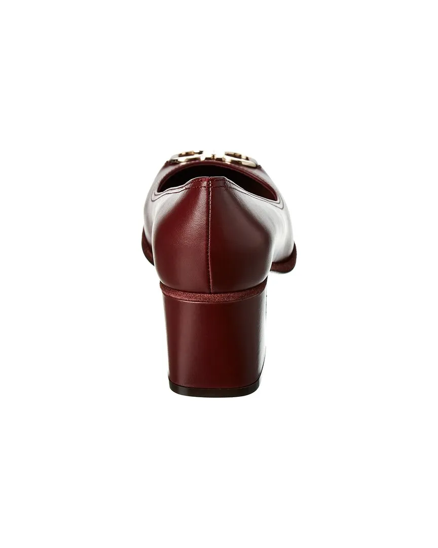 Ferragamo Gancini Leather Pump