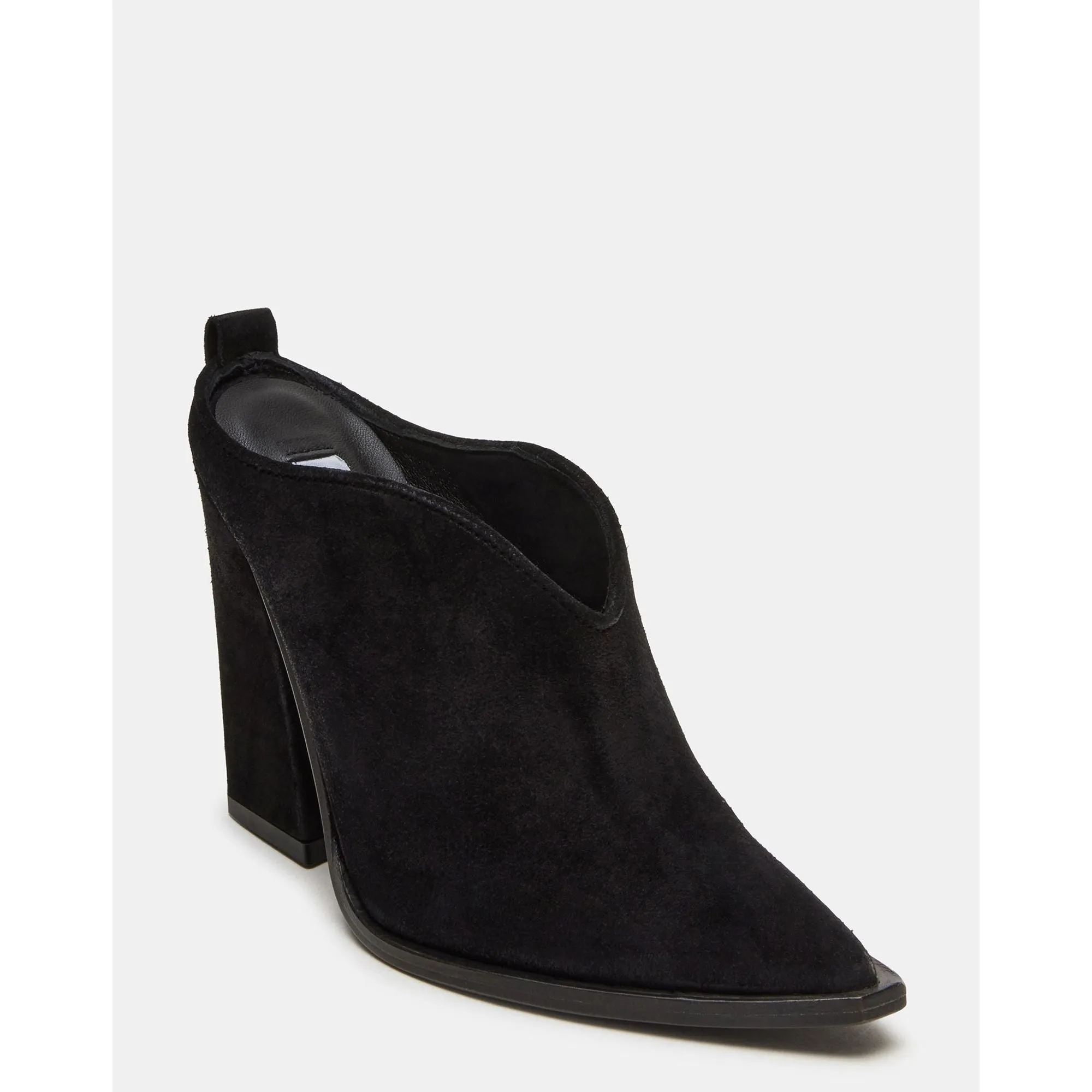 Flint Black Suede