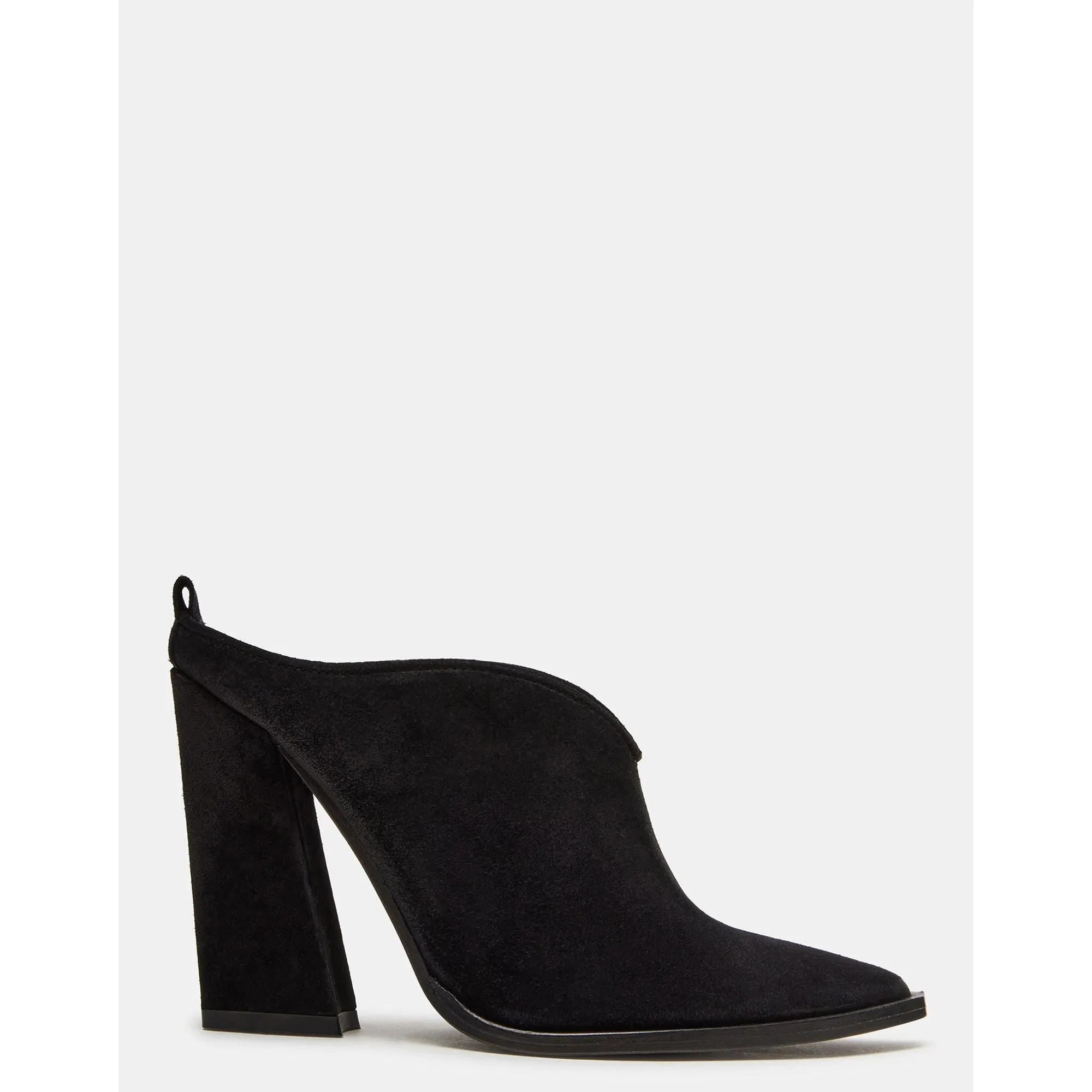 Flint Black Suede
