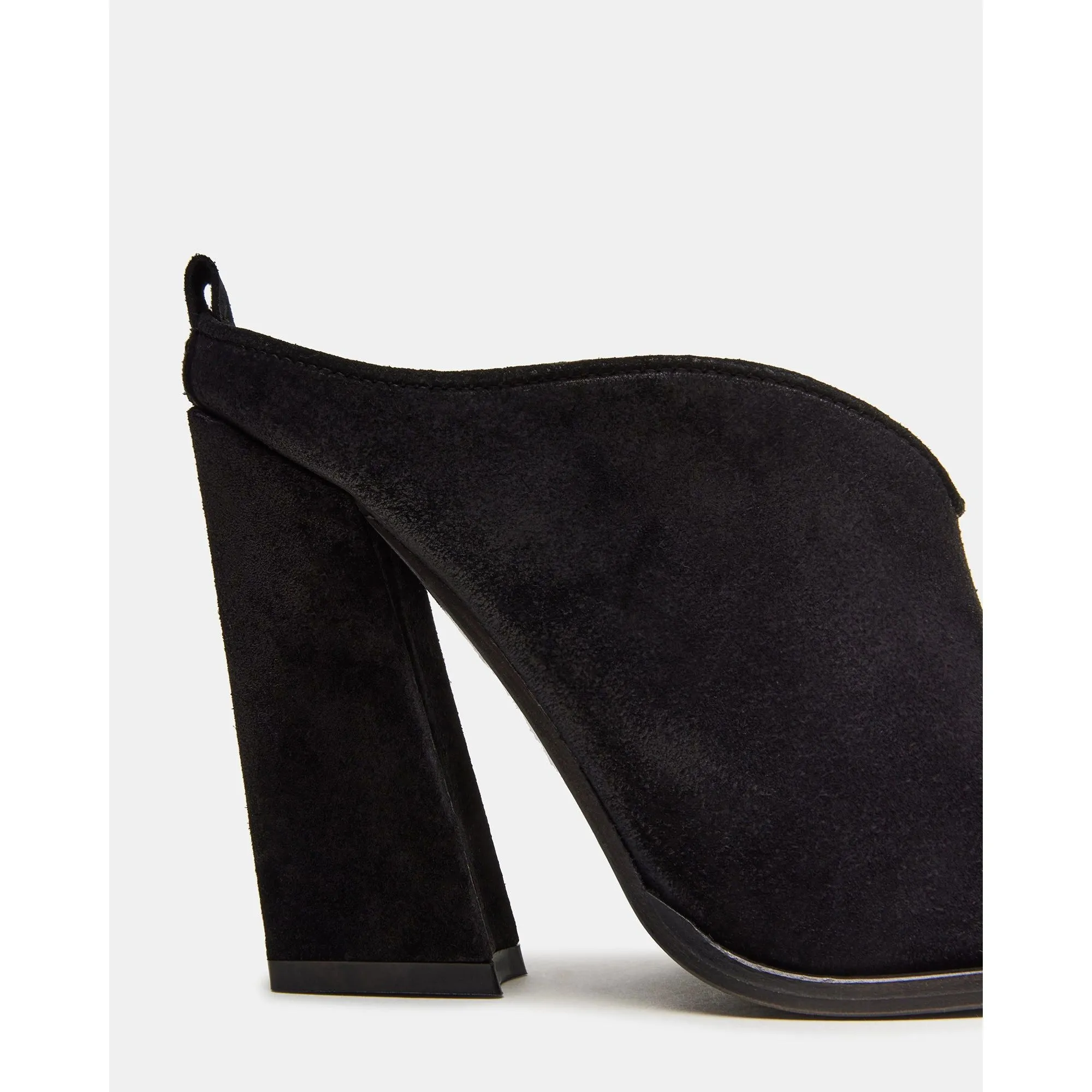 Flint Black Suede