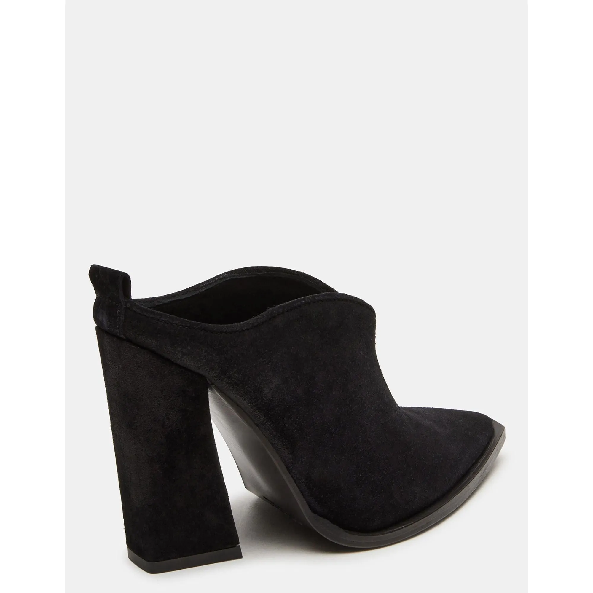 Flint Black Suede