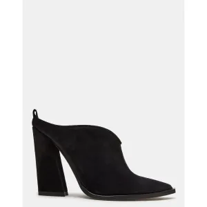Flint Black Suede