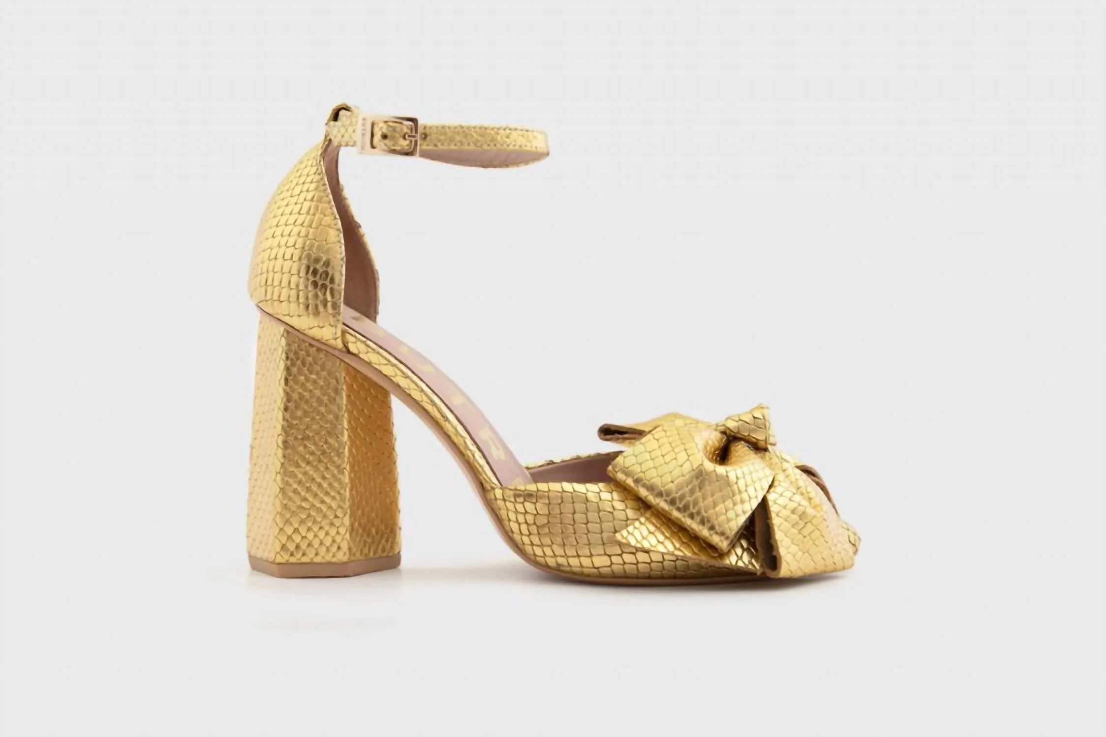 Francesca Pump Sandal In Gold