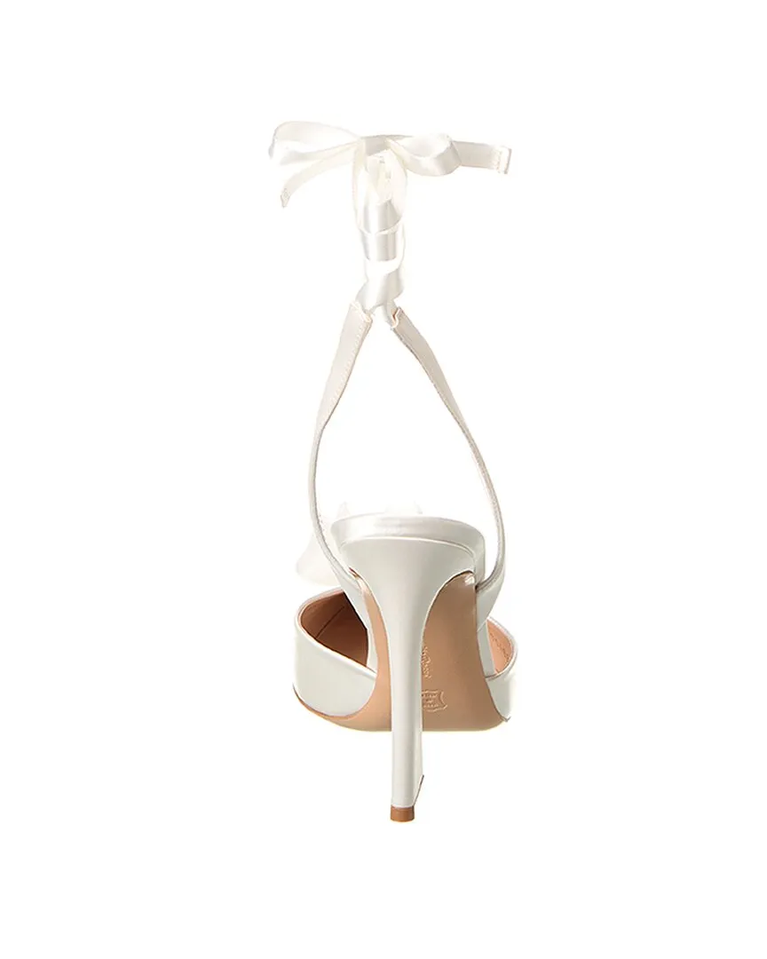 Gianvito Rossi 105 Satin Slingback Pump